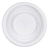Tapas-Plastifar-Blanca-PL34R-para-Vasos-de-Café-4-oz-(100-uds)-Front Tapa para Vaso de Café Blanca PL34R Plastifar 4 oz (100 uds)