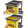 Carro-de-Limpieza-Rubbermaid-6173-Estándar-Negro-Turn Carro de Limpieza Rubbermaid 6173 Estándar Negro