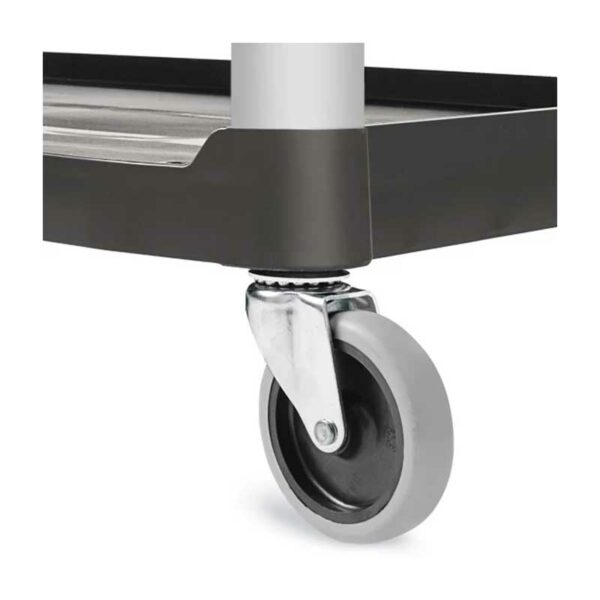 Carro-de-Servicio-Rubbermaid-4091-Negro-3-Niveles-Back-2 Carro de Servicio Rubbermaid 4091 Negro 3 Niveles