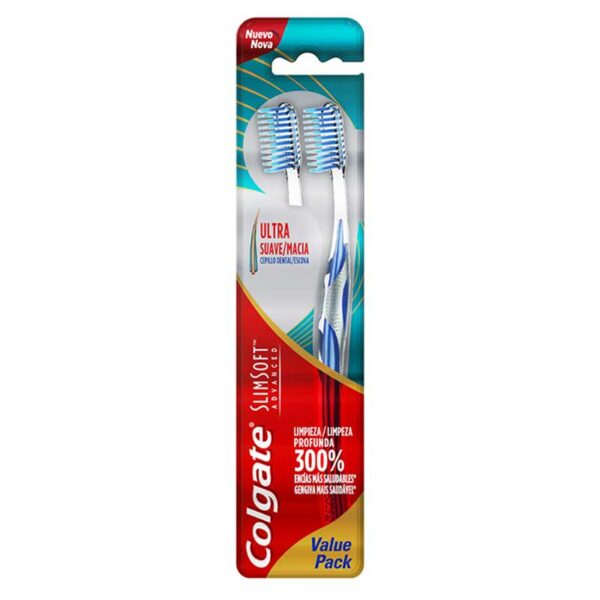 Cepillo Dental Colgate Slim Soft Advanced (2 uds)