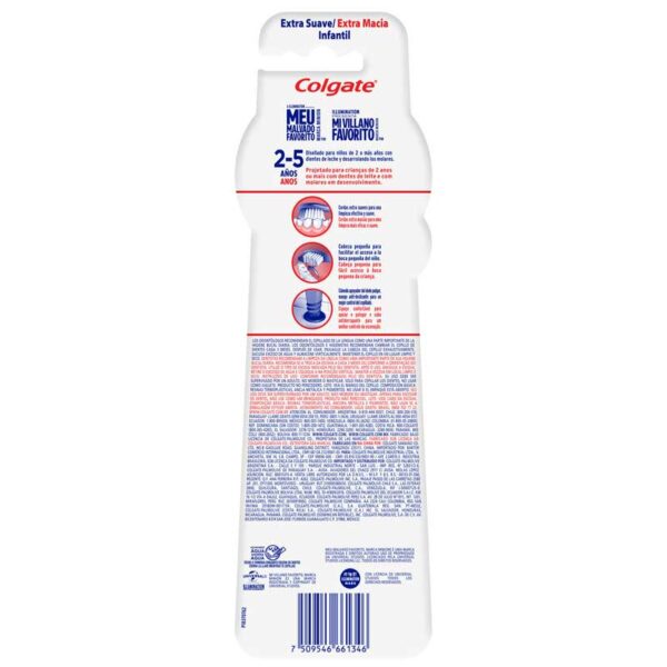 Cepillo Dental Colgate Smile Infantil 2 a 5 Años Agnes & Fluffy (2 uds)