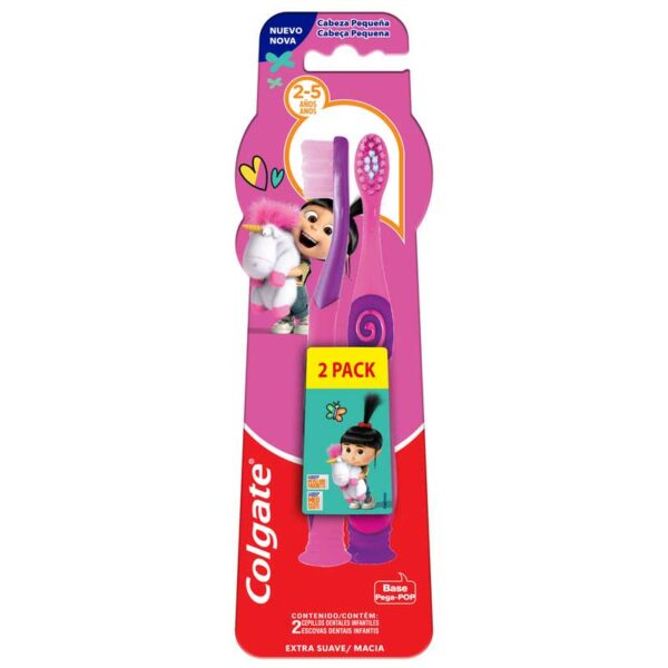 Cepillo Dental Colgate Smile Infantil 2 a 5 Años Agnes & Fluffy (2 uds)