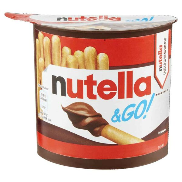 Crema de Avellanas y Palitos de Pan Nutella & Go!, 1.8 oz