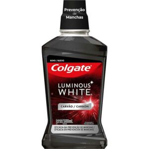 Enjuague Bucal Colgate Luminous White con Carbón, 500 ml