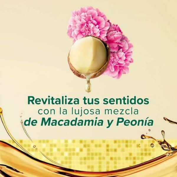 Jabón Líquido Corporal Palmolive Luminous Oils Macadamia y Peonía, 390 ml