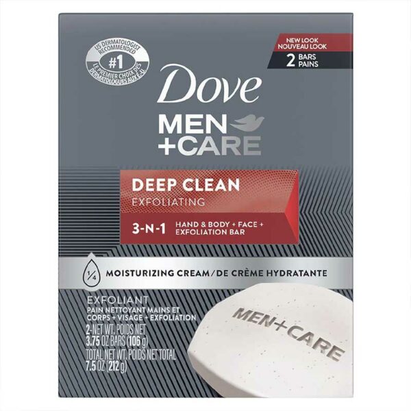 Jabón en Barra Dove Deep Clean (2 x 106 g)