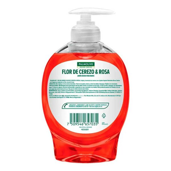 Jabón-Liquído-para-Manos-Palmolive Decor-Series-Flor-de-Cerezo-y-Rosa,-221-ml-Back Jabón Liquído para Manos Palmolive Decor Series Flor de Cerezo y Rosa, 221 ml