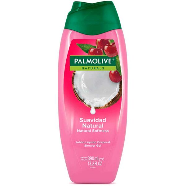 Jabón-Líquido-Corporal-Palmolive-Naturals Suavidad-Natural,-390-ml-Front Jabón Líquido Corporal Palmolive Naturals Suavidad Natural, 390 ml