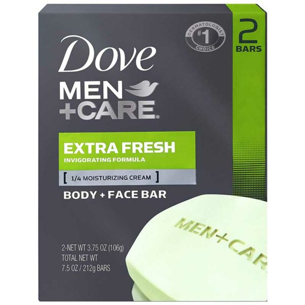 Jabón-en-Barra-Dove-Extra-Fresh-(2-x-106-g)-Front Jabón en Barra Dove Extra Fresh (2 x 106 g)