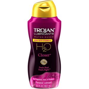 Lubricante Trojan H2O Closer, 5.5 oz