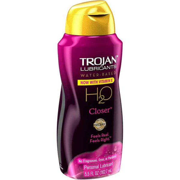 Lubricante Trojan H2O Closer, 5.5 oz