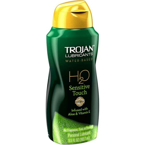 Lubricante-Trojan-H2O-Sensitive-Touch,-5.5-oz-Turn Lubricante Trojan H2O Sensitive Touch, 5.5 oz