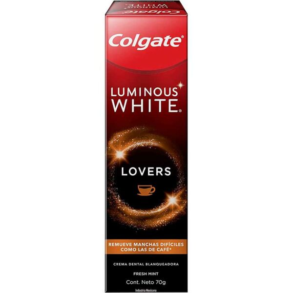 Pasta-Dental-Colgate-Luminous-White-Lovers-Café,-70-g-Front-2 Pasta Dental Colgate Luminous White Lovers Café, 70 g