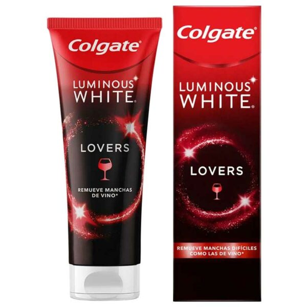 Pasta Dental Colgate Luminous White Lovers Vino, 70 g