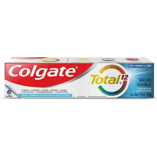 Pasta-Dental-Colgate-Total-12-Salud-Visible,-150-ml-Front Pasta Dental Colgate Total 12 Salud Visible, 150 ml