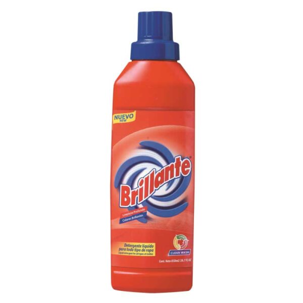 Detergente-Líquido-Brillante,-850-ml-Front Detergente Líquido Brillante, 850 ml