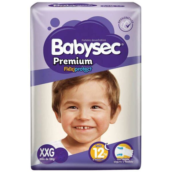 Pañales-Babysec-Premium-XXG--(4-x-32-uds)-Front Pañales Babysec Premium XXG (4 x 32 uds)