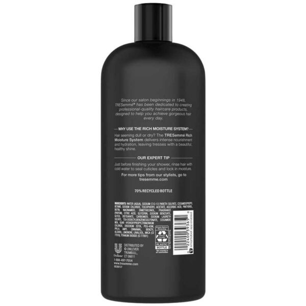 Shampoo-TRESemmé-Rich-Moisture,-28-oz-Back Shampoo TRESemmé Rich Moisture, 28 oz