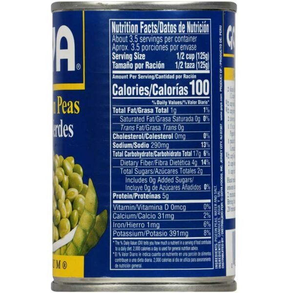 Guandules Verdes Goya, 15 oz