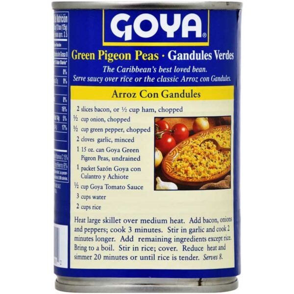 Guandules Verdes Goya, 15 oz
