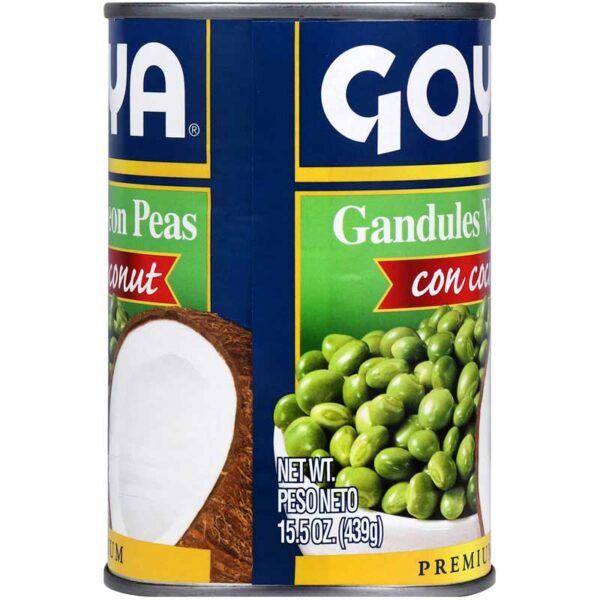 Guandules Verdes con Coco Goya, 15 oz