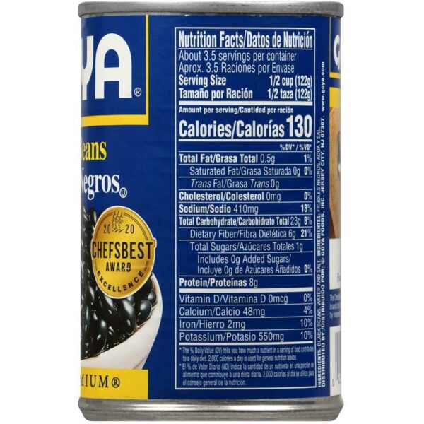 Habichuelas Negras Goya, 15.5 oz