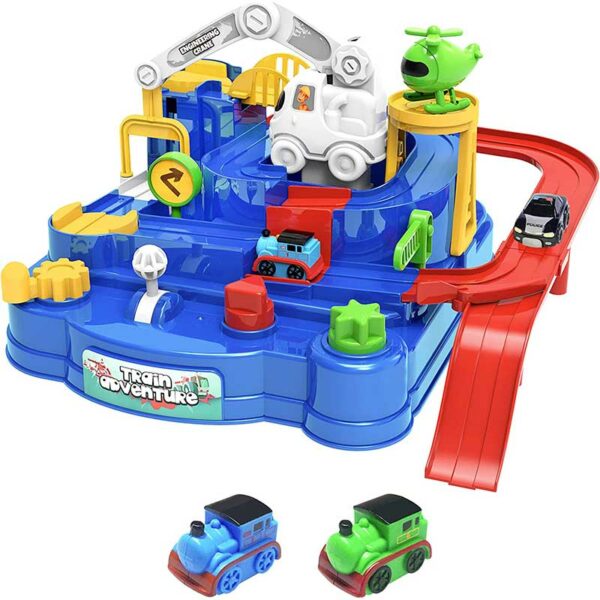 Juego de Pista Montessori Train Adventure