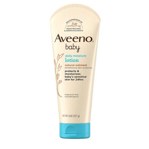 Loción-Aveeno-Baby-Hidratación-Diaria-Avena-Natural,-8-oz-Front Loción Aveeno Baby Hidratación Diaria Avena Natural, 8 oz