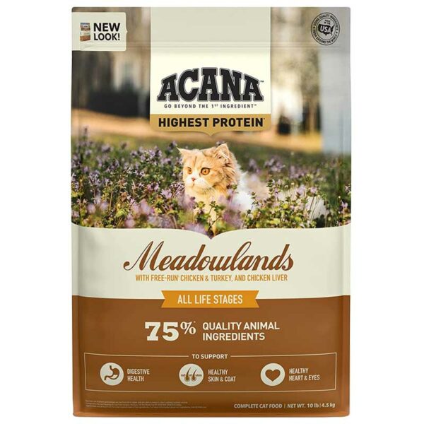 Alimento para Gatos Acana Meadowland, 4 lbs