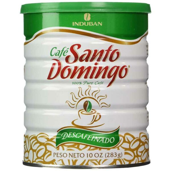 Café Santo Domingo Descafeinado Molido, 10 oz