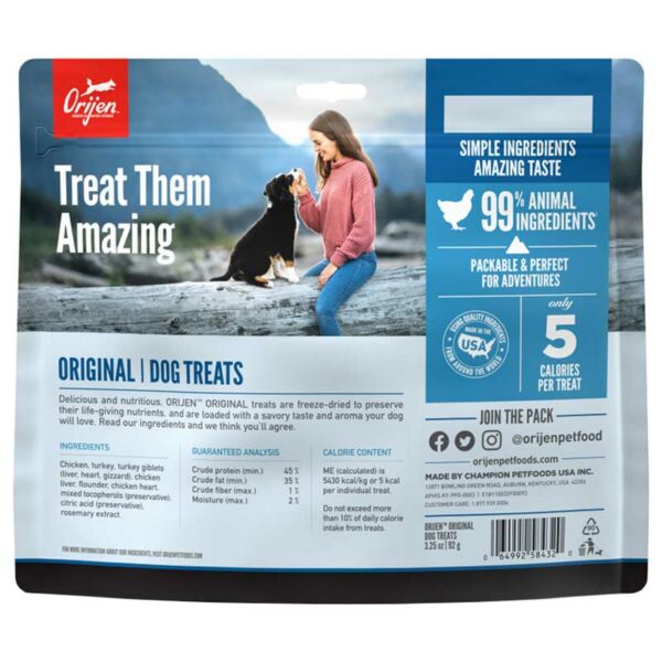 Treats para Perros Orijen Original, 1.5 oz