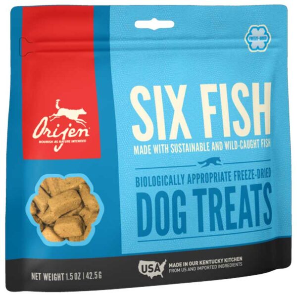Treats-para-Perros-Orijen-Six-Fish,-1.5-oz--Turn Treats para Perros Orijen Six Fish, 1.5 oz