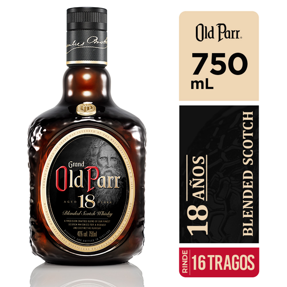 【未開封】Grand Old Parr 18 750ml 40% Whisky Grand Old Parr 18 Años, 750 ml | Compra en línea - almacen.do