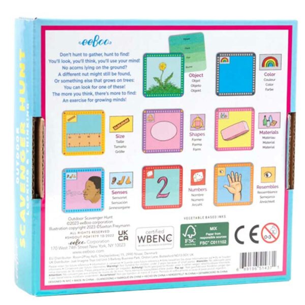 Juego “Búsqueda del Tesoro” para exteriores eeBoo