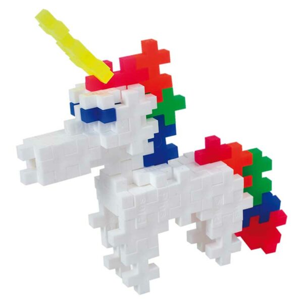 Juego de Construcción Modelo Unicornio (Tubo 70 piezas) Plus-Plus