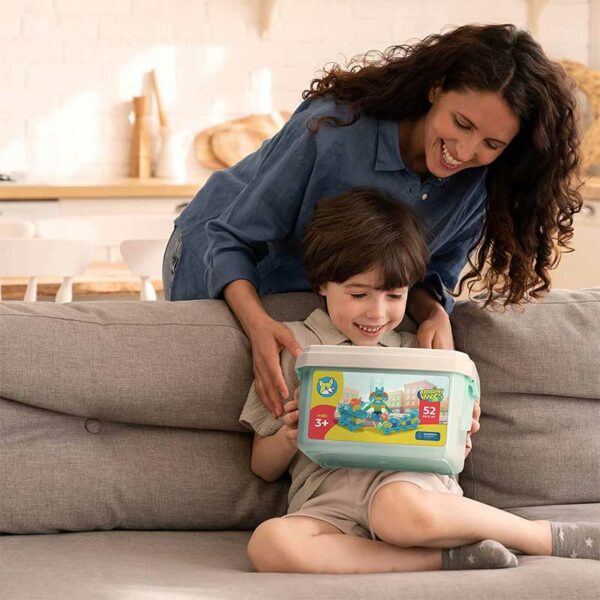 Juego de Bloques Magnéticos Play Brainy (52 uds)