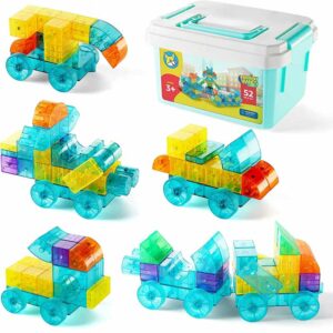 Juego de Bloques Magnéticos Play Brainy (52 uds)