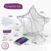 Kit de Manualidad de Cuerdas para Hacer Lámpara de Estrella 3D Iluminada con luces LED Dan & Darci