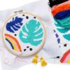 Kit de Manualidad de Punto de Cruz Monstera Kid Made Modern
