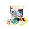 Kit de Manualidad de Punto de Cruz Monstera Kid Made Modern