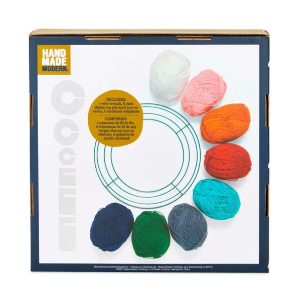 Kit de Manualidad para Hacer Corona de Pompones Kid Made Modern