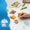 Kit de Manualidad y Pintura para Hacer Vitrales Dan & Darci