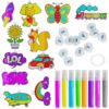 Kit de Manualidad y Pintura para Hacer Vitrales Dan & Darci