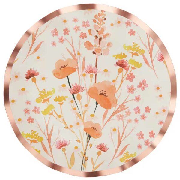 Platos-Desechables-Grandes-con-Motivo-'Flores-Silvestres'-(8-uds)-Front Platos Desechables Grandes con Motivo "Flores Silvestres" (8 uds)