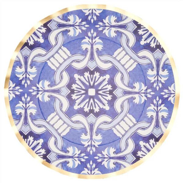 Platos-Desechables-Grandes-con-Motivo-'Noches-Marroquíes'-8-uds-Front Platos Desechables Grandes con Motivo "Noches Marroquíes" (8 uds)