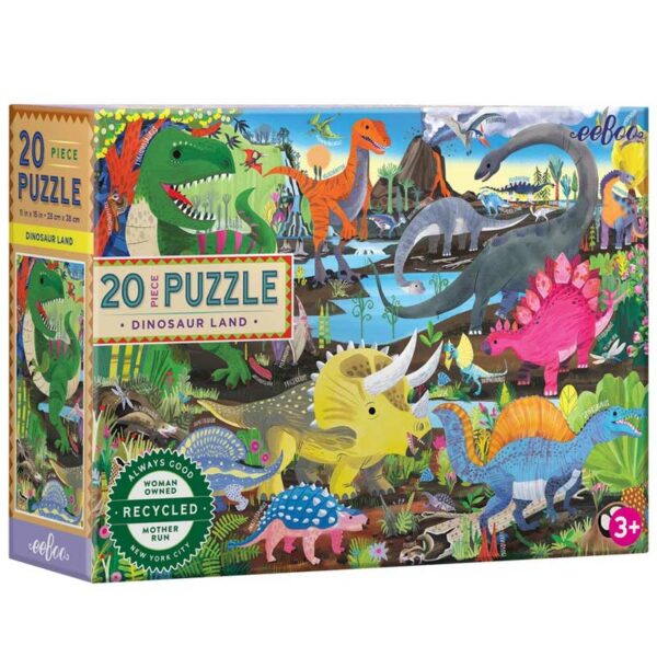 Rompecabezas “La Tierra de los Dinosaurios” eeBoo