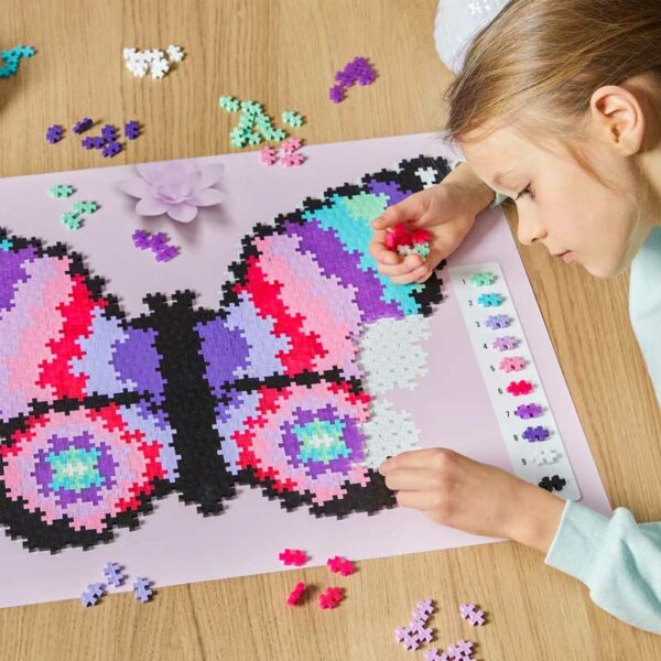 Rompecabezas por Números de 800 piezas Modelo Mariposa Plus-Plus