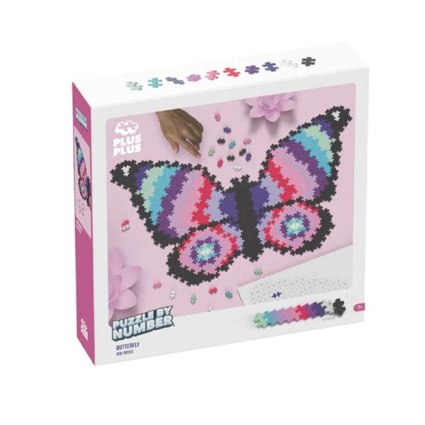 Rompecabezas por Números de 800 piezas Modelo Mariposa Plus-Plus