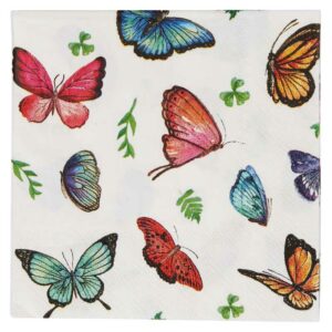 _Servilletas-de-cóctel-con-Motivo-'Mariposas'-(20-uds)-Front Servilletas de cóctel con Motivo "Mariposas" (20 uds)