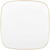 Set-de-Platos-Cuadrados-Reusables-Diseño-Hojas-Color-OroBlanco-7.5'-&-10'-(32-uds)-Front-White Set de Platos Cuadrados Reusables Diseño Hojas Color Oro/Blanco 7.5" & 10" (32 uds)